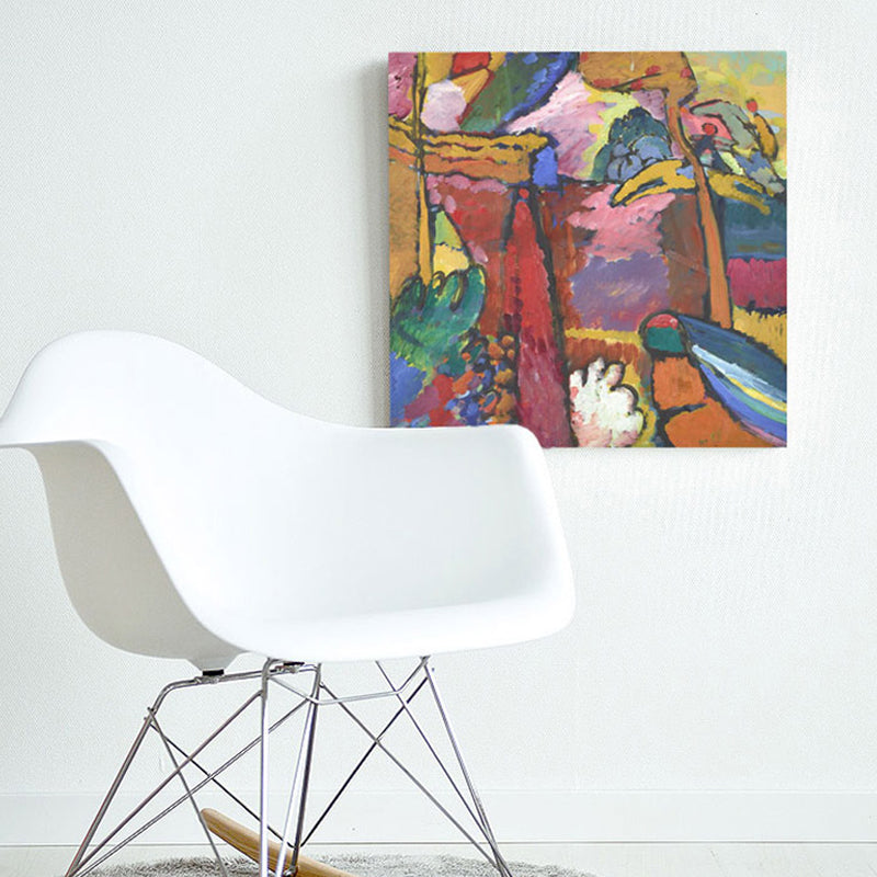 Brehn | Braun Aquarell Kunstdruck Malerei Abstrakter Expressionismus Texturiert Leinwand für das Wohnzimmer