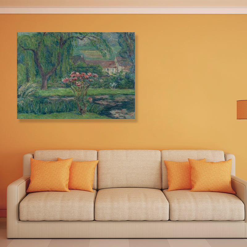 Brehn | Natürliche Landschaft Wandkunst Deko für das Wohnzimmer in Pastellfarbe, mehrere Größen