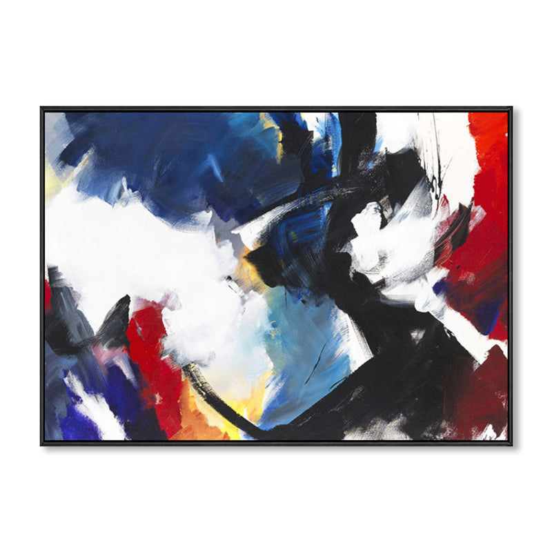 Brehn | Pinselstrich-Muster-Leinwanddruck zeitgenössische Kunst abstrakte Wanddekoration in Pastellfarbe