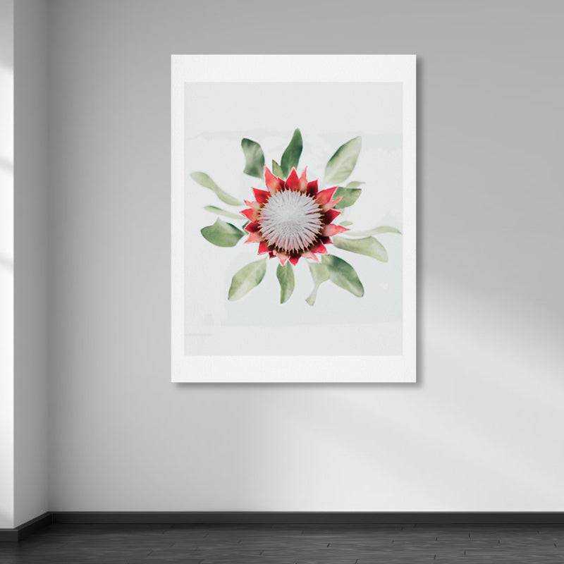 Brehn | Texturierte Blumenleinwand Moderne Wanddekoration in heller Farbe für das Wohnzimmer, mehrere Größen