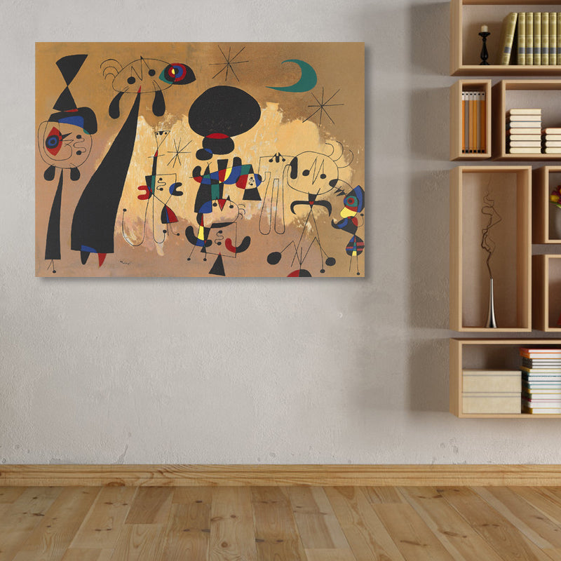 Brehn | Mid-Century Modern Leinwanddruck für die Innenausstattung des Hauses