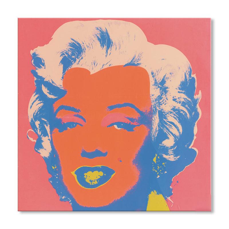 Brehn | Marilyn Monroe Leinwandhaus Innenmalerei Figur Wandkunstdruck in sanften Farben, Texturiert