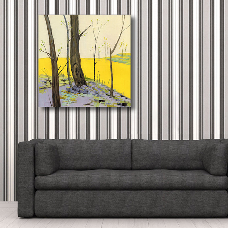 Brehn | Pop Art Farmfield Canvas Weiche Farbe Texturiertes Gemälde für Schlafzimmer, Verschiedene Größen