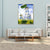 Brehn | Funky Spoof Monet Malerei Leinwand Pastell Katze Mädchen Wandkunst Druck für Esszimmer