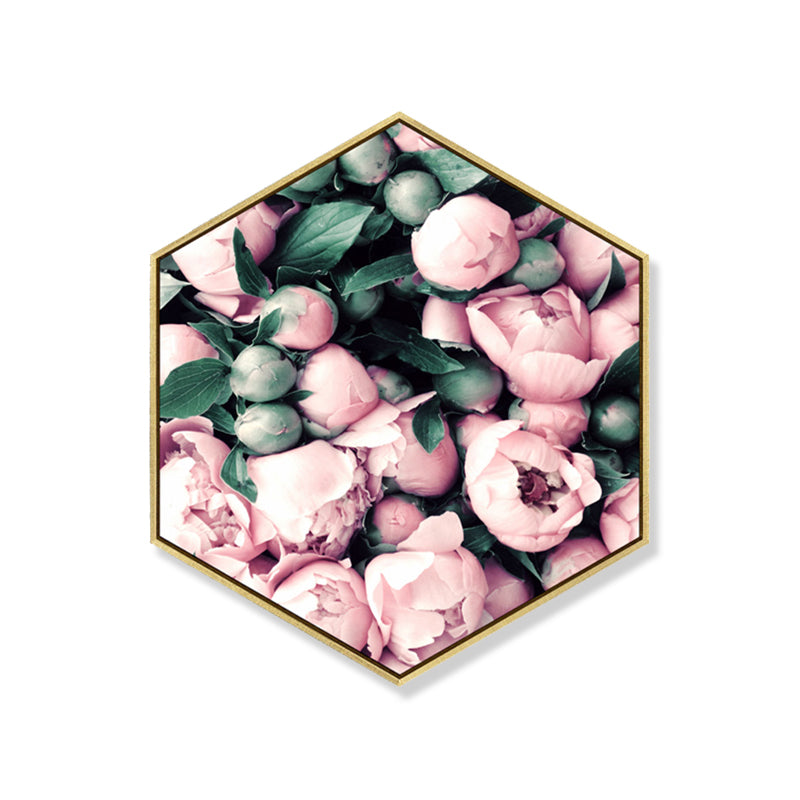 Brehn | Foto Druck Rosenblüte Leinwand Helle Farbe Skandinavische Wanddekoration für das Wohnzimmer