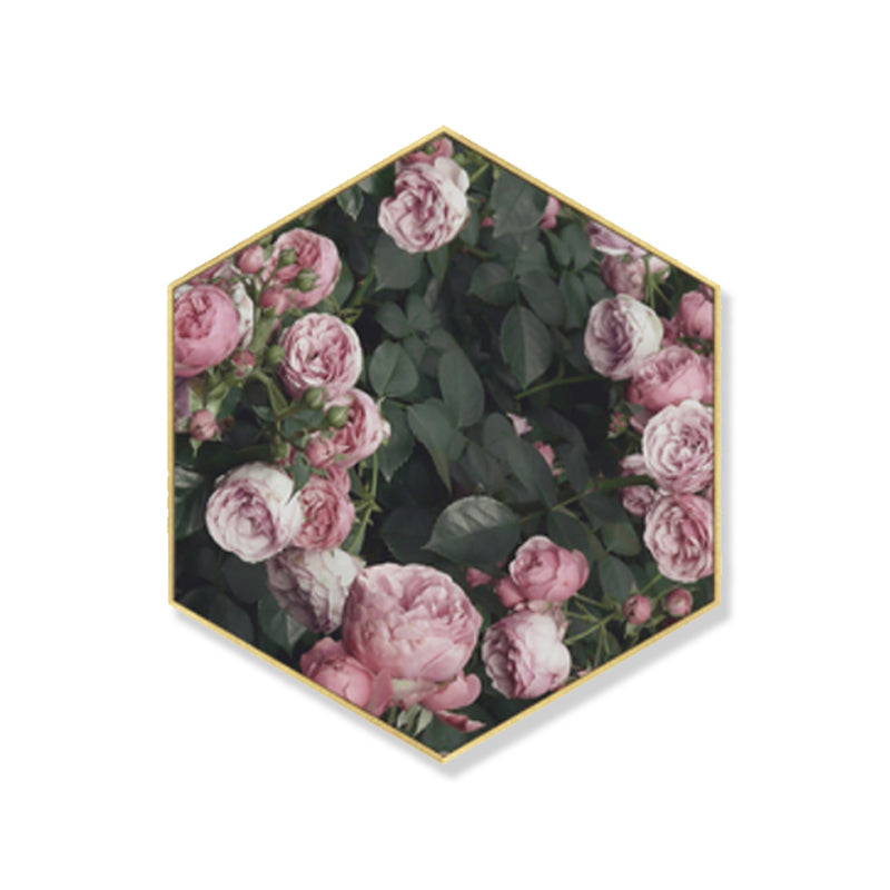 Brehn | Foto Druck Rosenblüte Leinwand Helle Farbe Skandinavische Wanddekoration für das Wohnzimmer