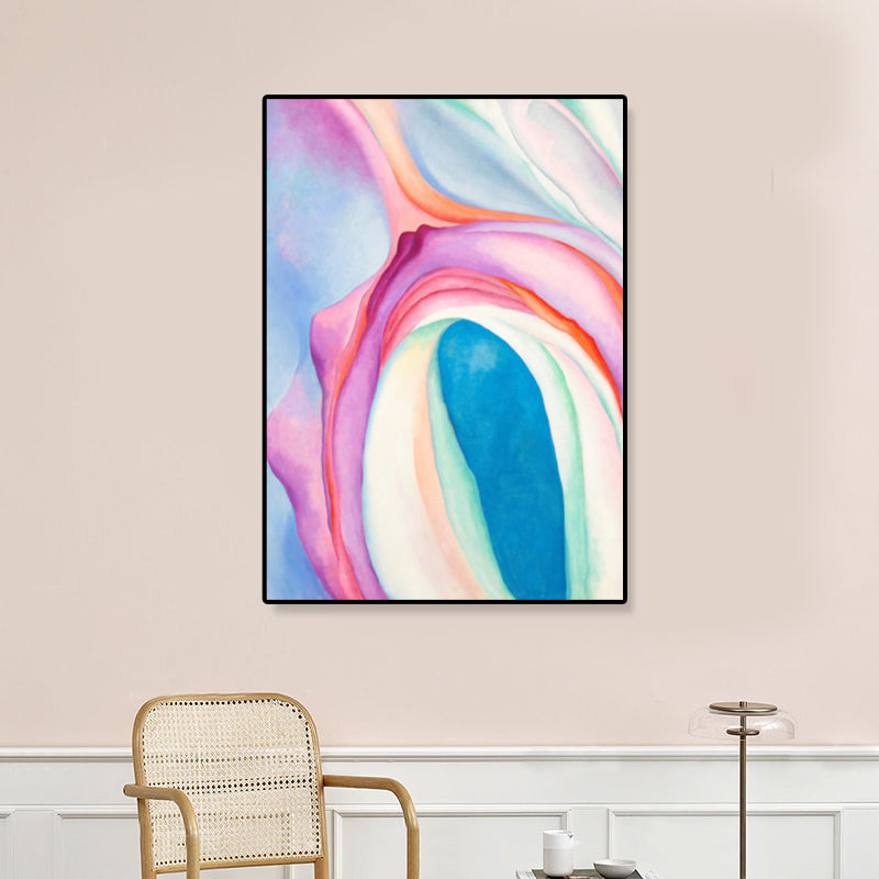 Brehn | Moderne Kunst Leinwanddruck Helle Farben Malerei Ombre Muster Wanddekoration für Galerie