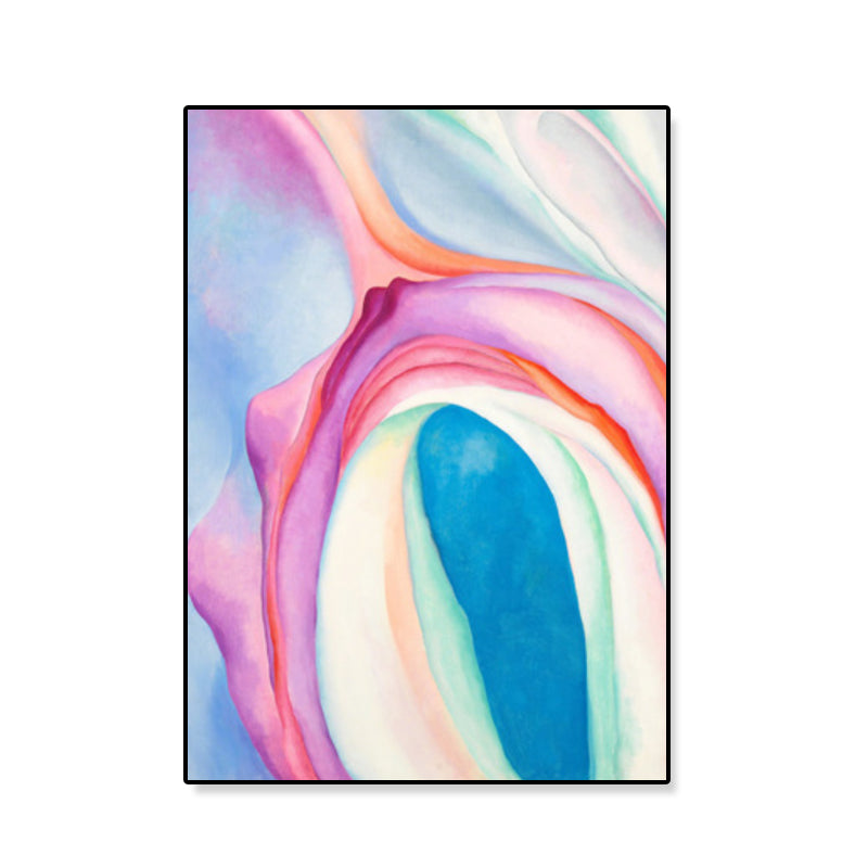 Brehn | Moderne Kunst Leinwanddruck Helle Farben Malerei Ombre Muster Wanddekoration für Galerie