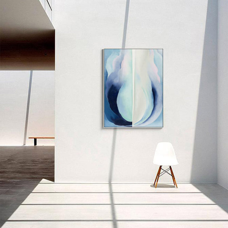 Brehn | Moderne Kunst Leinwanddruck Helle Farben Malerei Ombre Muster Wanddekoration für Galerie