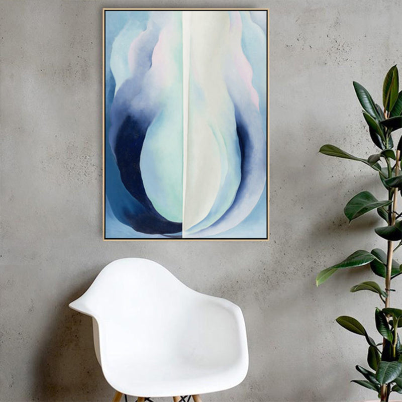 Brehn | Moderne Kunst Leinwanddruck Helle Farben Malerei Ombre Muster Wanddekoration für Galerie