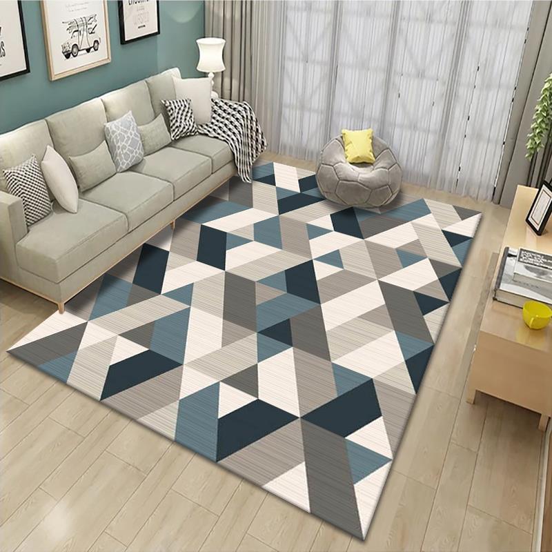 Geometrisch gemusterter Teppich Brehn