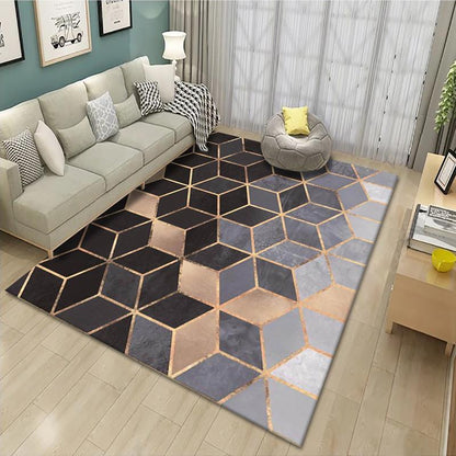 Geometrisch gemusterter Teppich Brehn