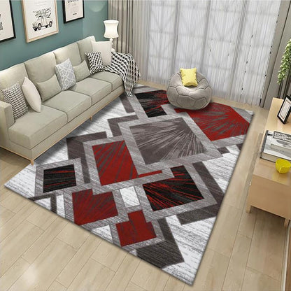 Geometrisch gemusterter Teppich Brehn