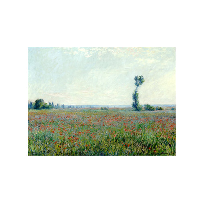 Brehn | Farmfield Wanddekoration Impressionismus Stil Leinwanddruck, mehrere Größen verfügbar