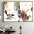 Brehn | Braun Neu Abstract Leinwand Texturiert Modern Kunst Stil Lounge Wand Dekor, Verschiedene Größen