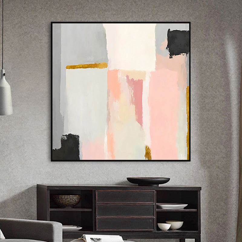 Brehn | Abstrakter Expressionismus Stil Wasserfarben Leinwand Pastellfarbe Jungen Schlafzimmer Wandkunst Dekor