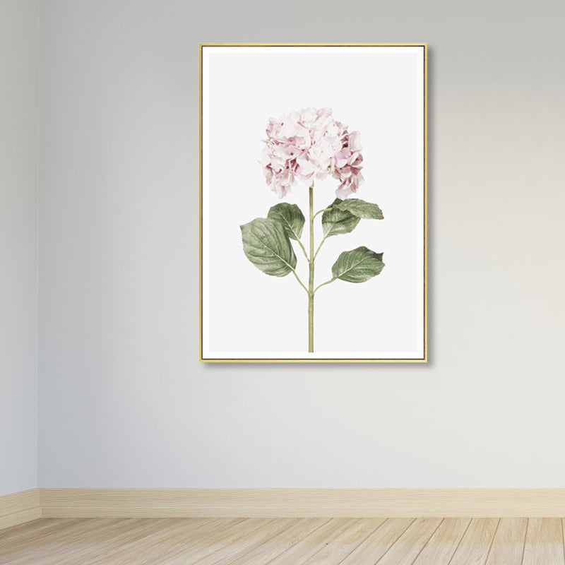 Brehn | Textured Botanische Malerei Leinwanddruck Zeitgenössische Wandkunst für Mädchen Schlafzimmer