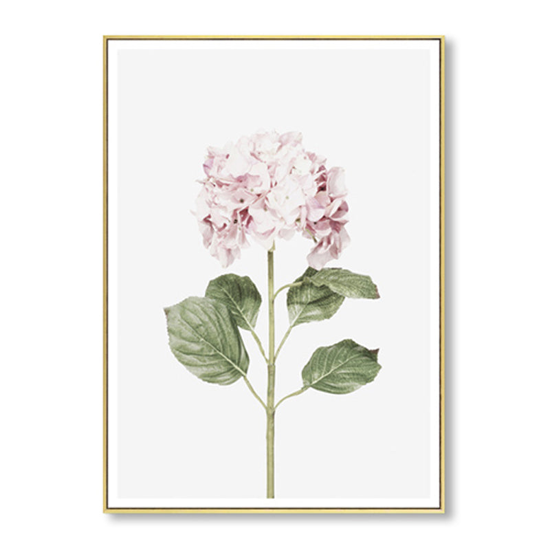 Brehn | Textured Botanische Malerei Leinwanddruck Zeitgenössische Wandkunst für Mädchen Schlafzimmer