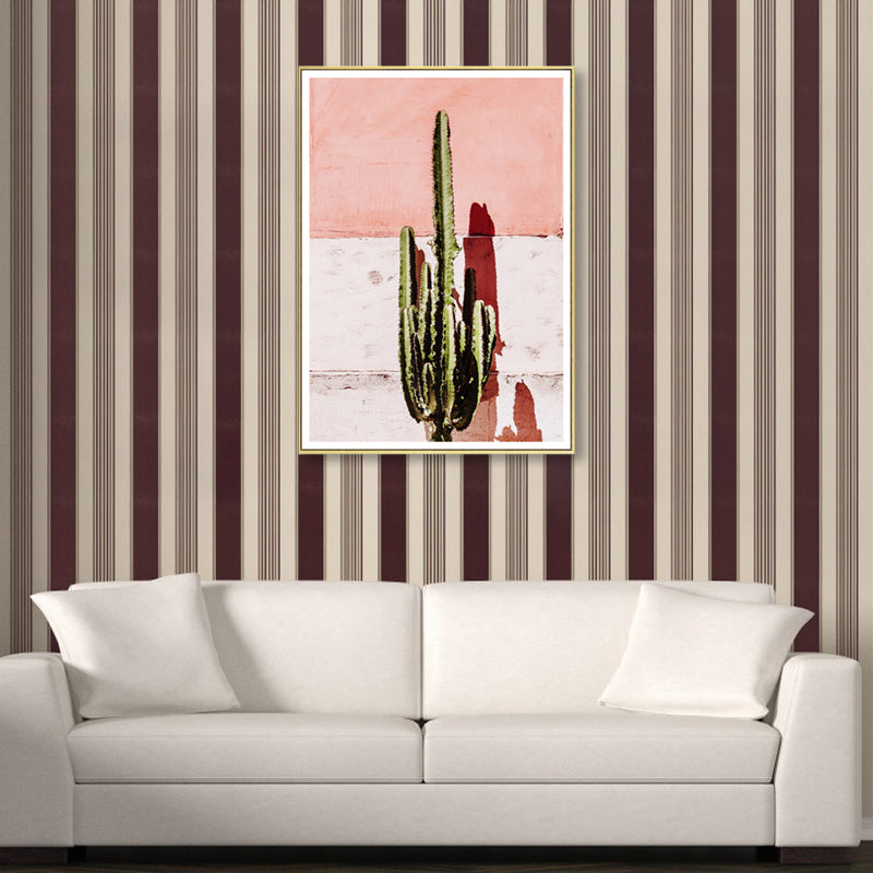 Brehn | Textured Botanische Malerei Leinwanddruck Zeitgenössische Wandkunst für Mädchen Schlafzimmer