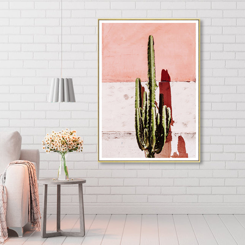 Brehn | Textured Botanische Malerei Leinwanddruck Zeitgenössische Wandkunst für Mädchen Schlafzimmer