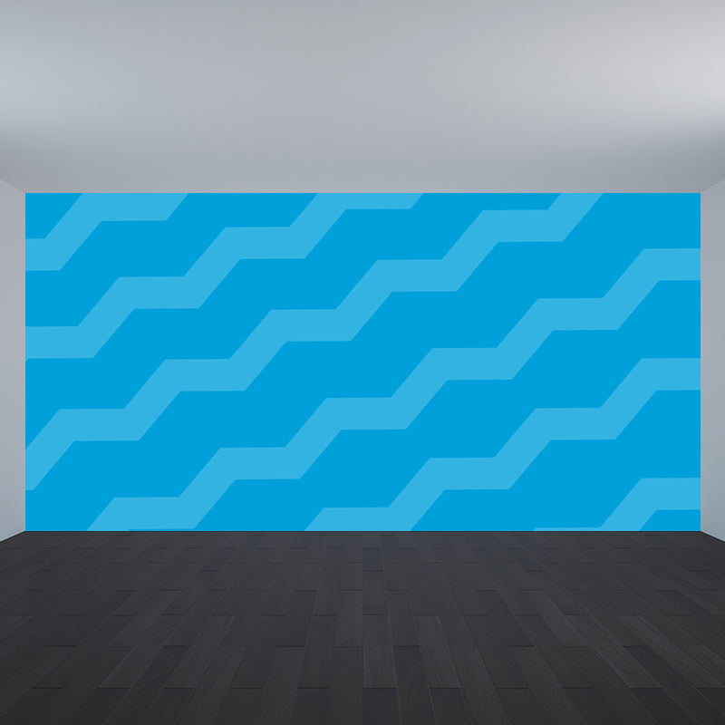 Brehn | Ganz geometrische Wandverkleidung Wandgemälde dunkle Farbe Vliesstoff Wandkunst für Dekor, maßgeschneiderte Größen