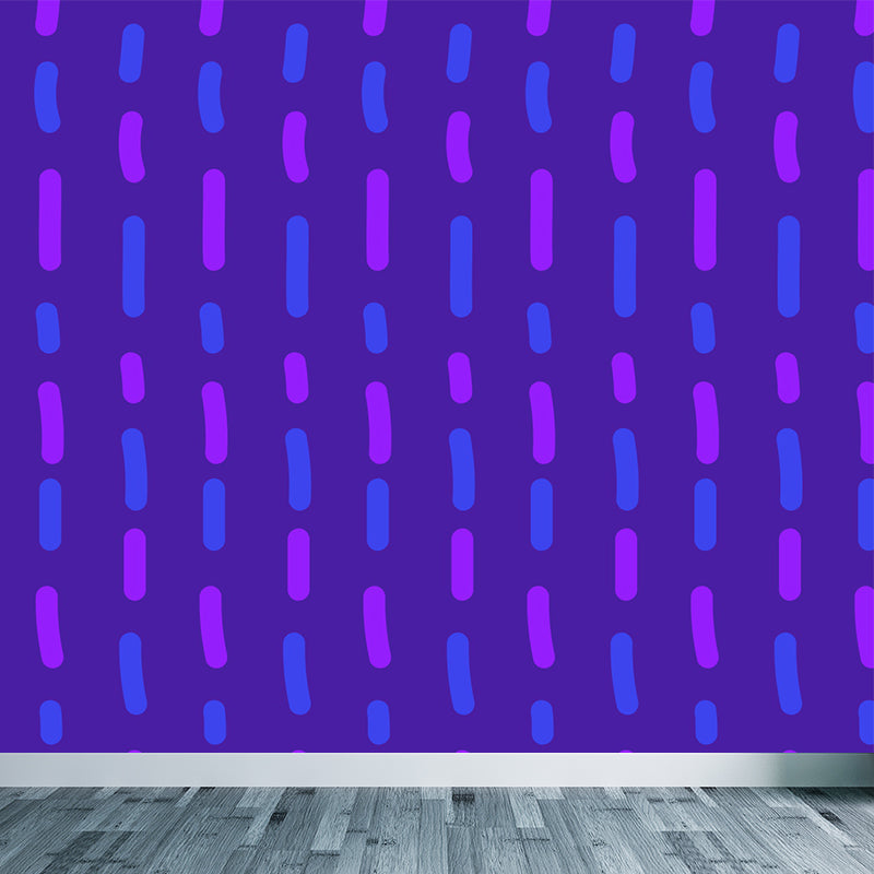 Brehn | Ganz geometrische Wandverkleidung Wandgemälde dunkle Farbe Vliesstoff Wandkunst für Dekor, maßgeschneiderte Größen