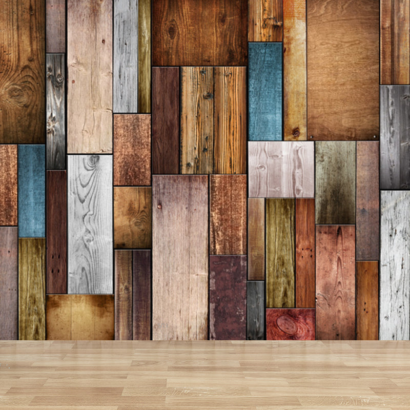 Brehn | Donkere Kleur Steampunk Behang Volledige Maat Metaal Effect Wanddecoratie voor Thuisinterieur
