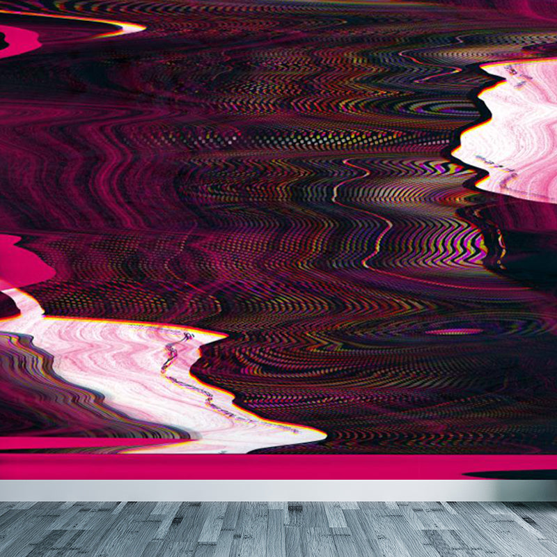 Brehn | Großes abstraktes Muster Tapete dekorative zeitgenössische Esszimmer Wandkunst