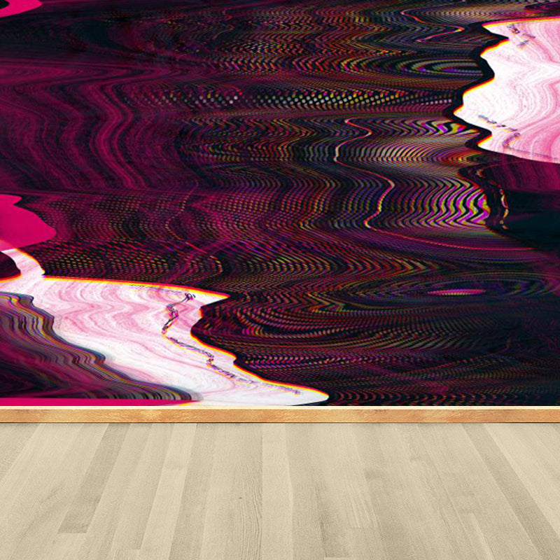 Brehn | Großes abstraktes Muster Tapete dekorative zeitgenössische Esszimmer Wandkunst