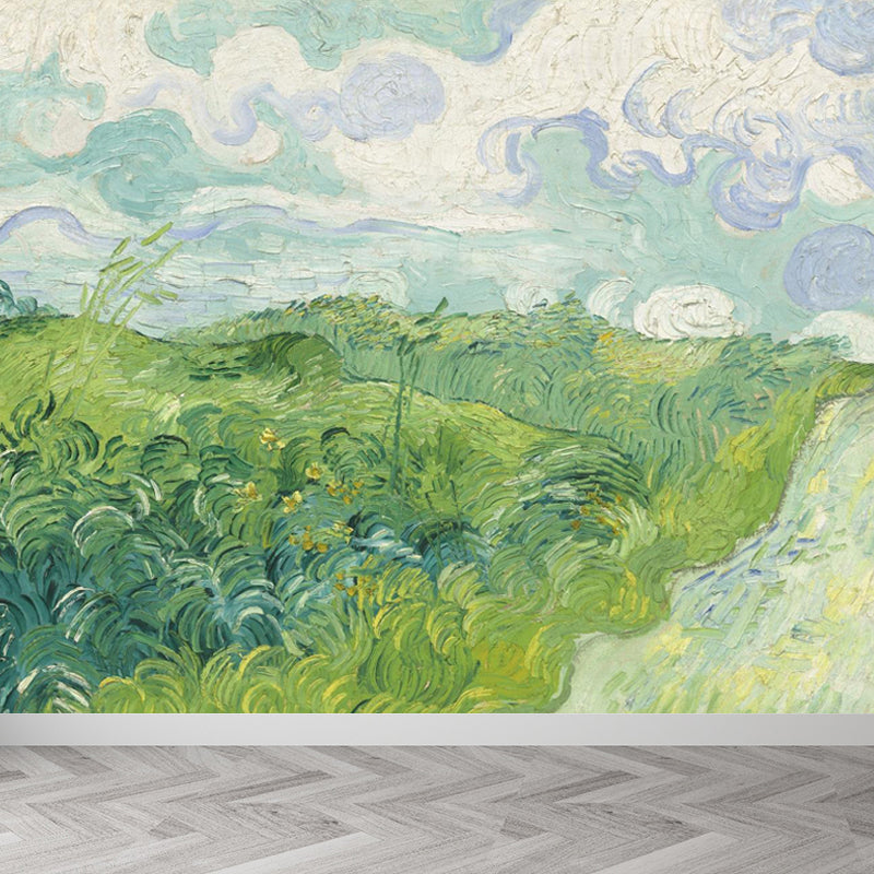 Brehn | Klassische Ölmalerei Wandmural Pastellfarbe Dekorative Wandkunst für das Wohnzimmer