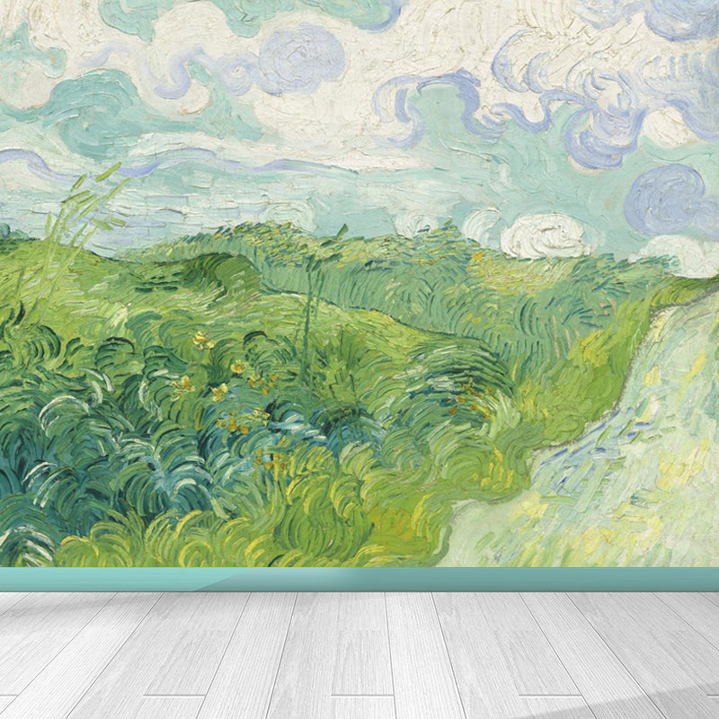 Brehn | Klassische Ölmalerei Wandmural Pastellfarbe Dekorative Wandkunst für das Wohnzimmer