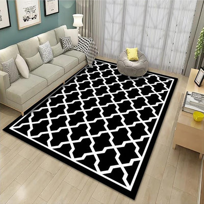 Geometrisch gemusterter Teppich Brehn