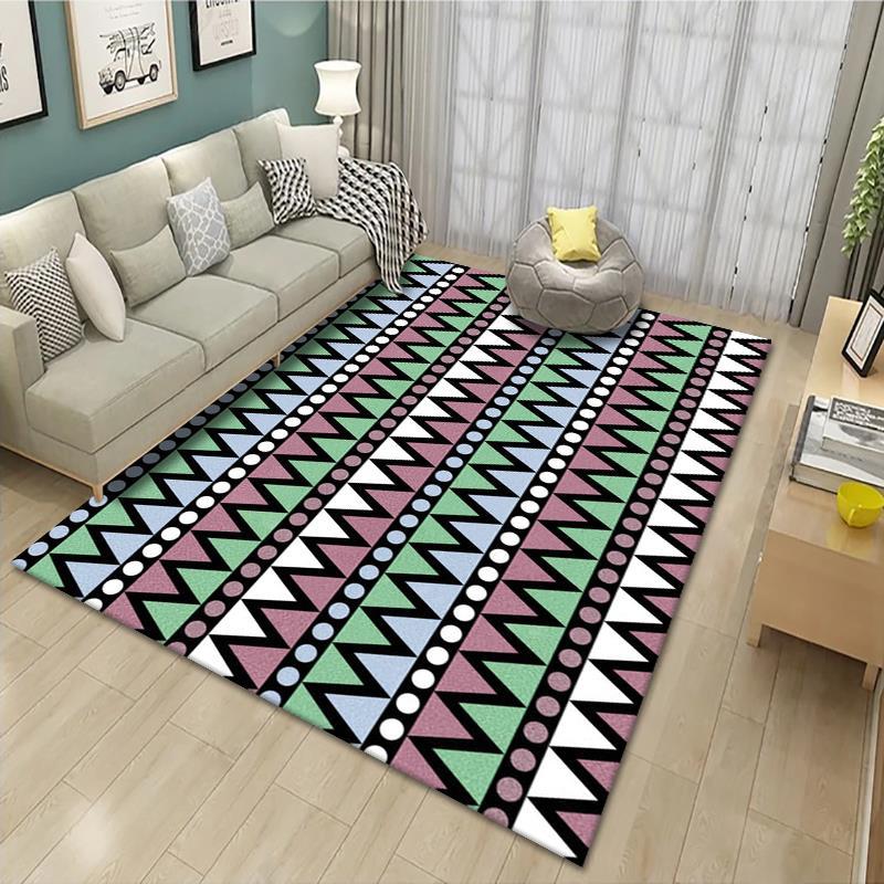 Geometrisch gemusterter Teppich Brehn