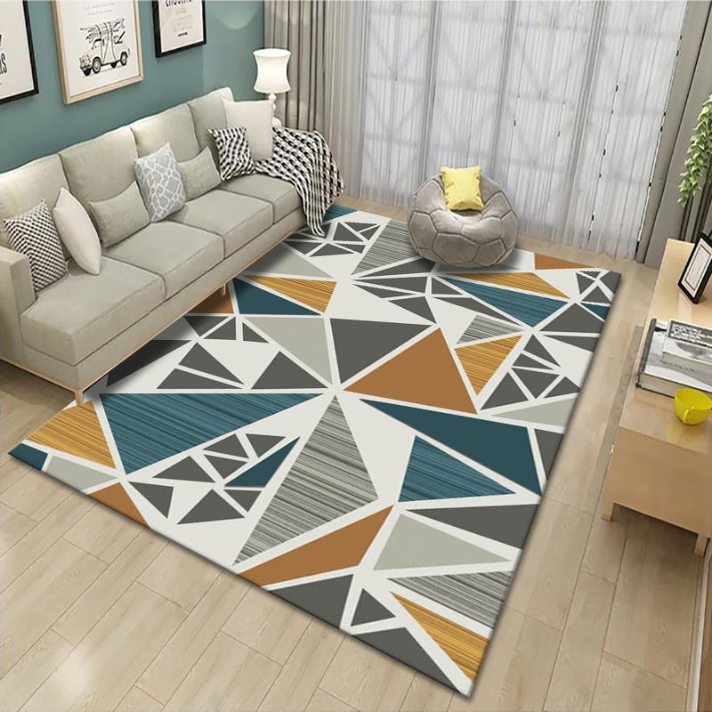 Geometrisch gemusterter Teppich Brehn