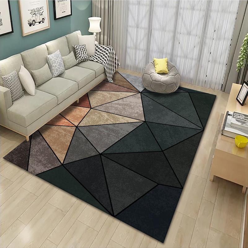 Geometrisch gemusterter Teppich Brehn