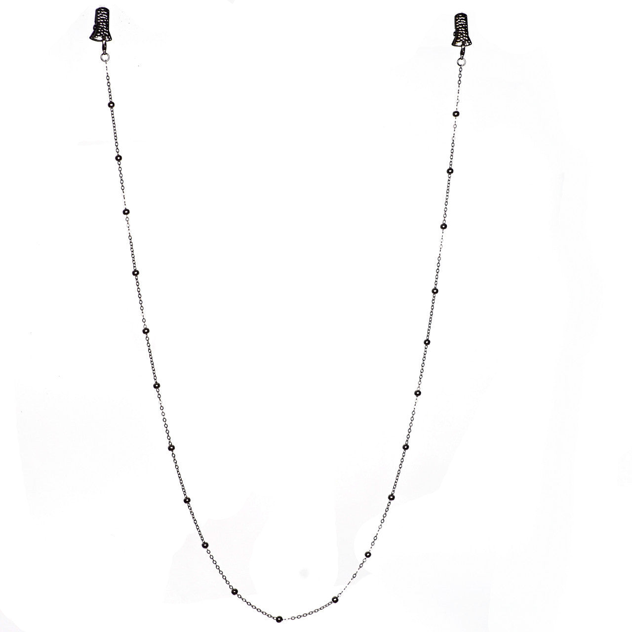 Metallic Krokodil-Clip Brille Kette Brehn