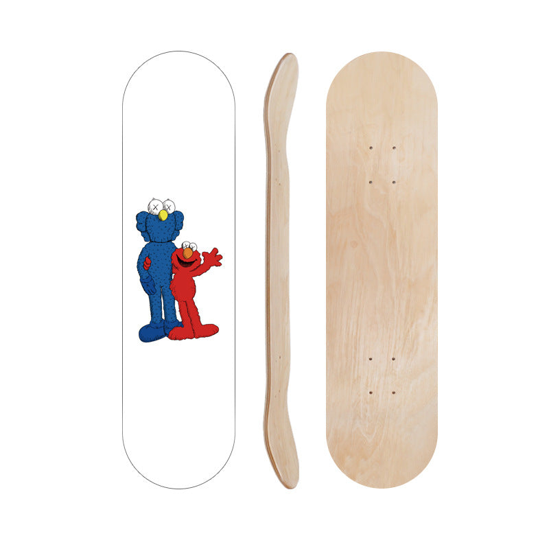 Cartoon-Inspirierte Skate Deck Brehn