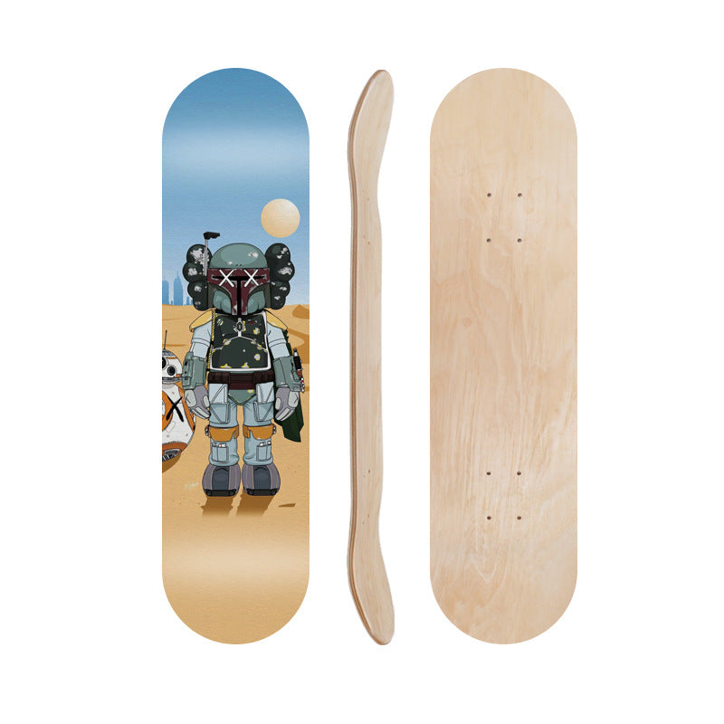 Cartoon-Inspirierte Skate Deck Brehn
