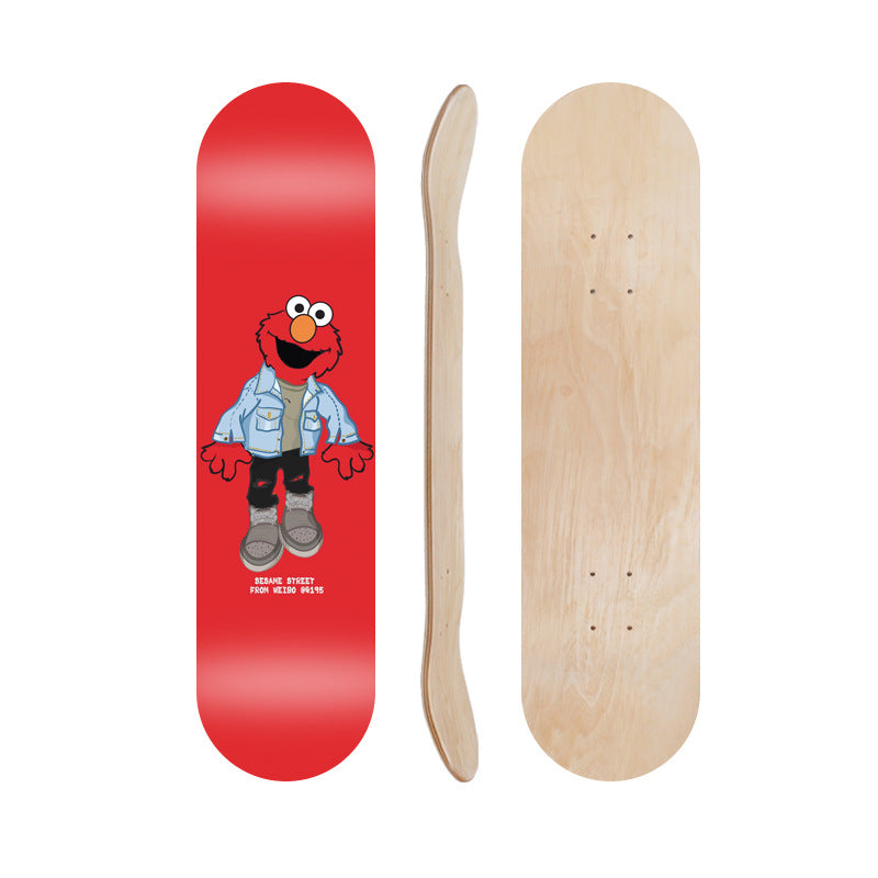 Cartoon-Inspirierte Skate Deck Brehn