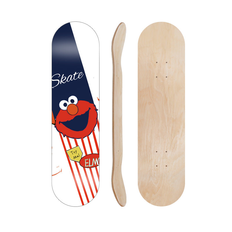 Cartoon-Inspirierte Skate Deck Brehn