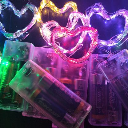 LED-Kupferdraht-Lichterkette, batteriebetrieben