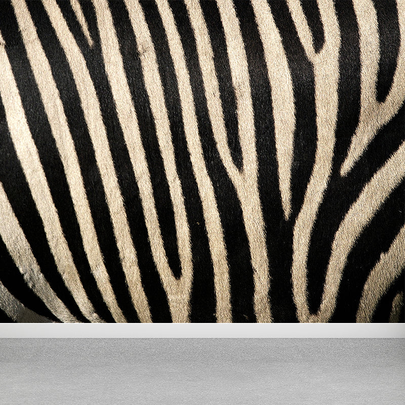 Brehn | Donkere kleur moderne wandmuur sticker grote dierenprint wandbekleding voor woonkamer