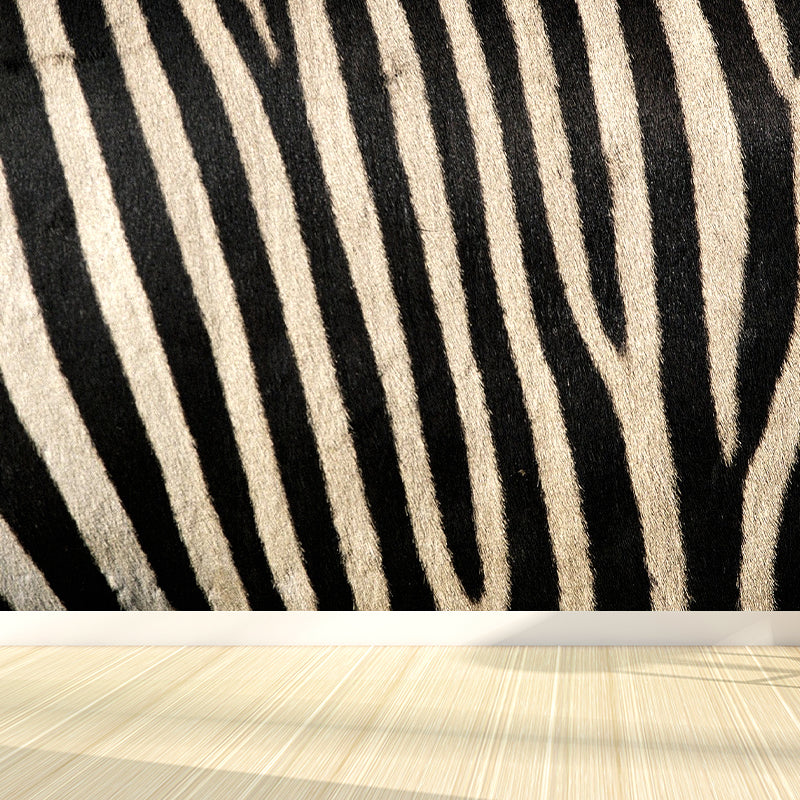 Brehn | Donkere kleur moderne wandmuur sticker grote dierenprint wandbekleding voor woonkamer