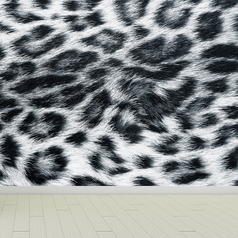Brehn | Donkere kleur moderne wandmuur sticker grote dierenprint wandbekleding voor woonkamer