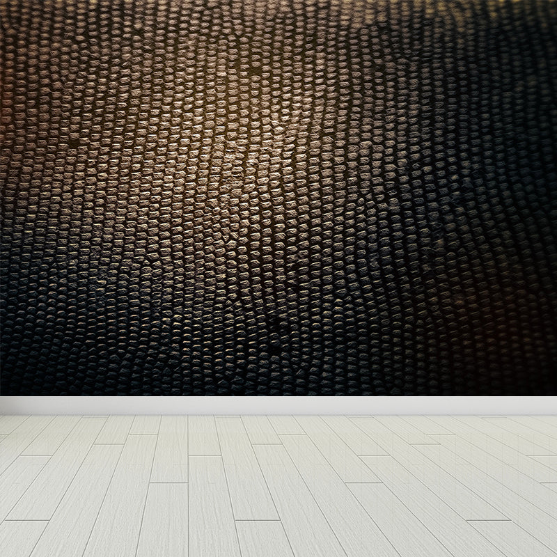 Brehn | Donkere kleur moderne wandmuur sticker grote dierenprint wandbekleding voor woonkamer