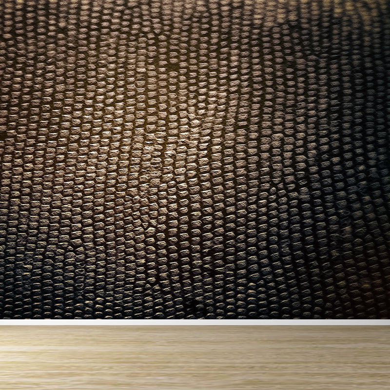 Brehn | Donkere kleur moderne wandmuur sticker grote dierenprint wandbekleding voor woonkamer