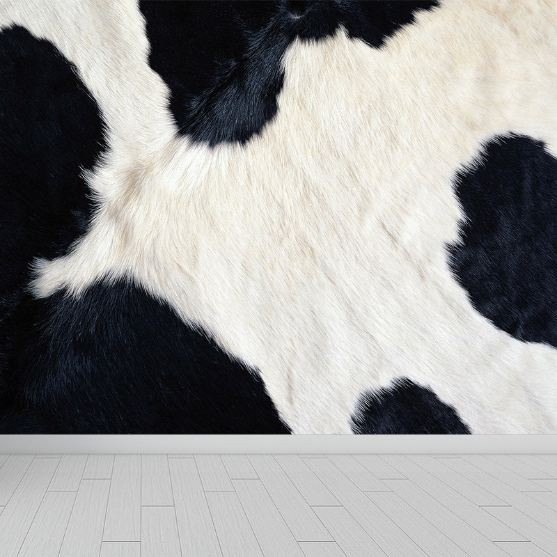 Brehn | Donkere kleur moderne wandmuur sticker grote dierenprint wandbekleding voor woonkamer