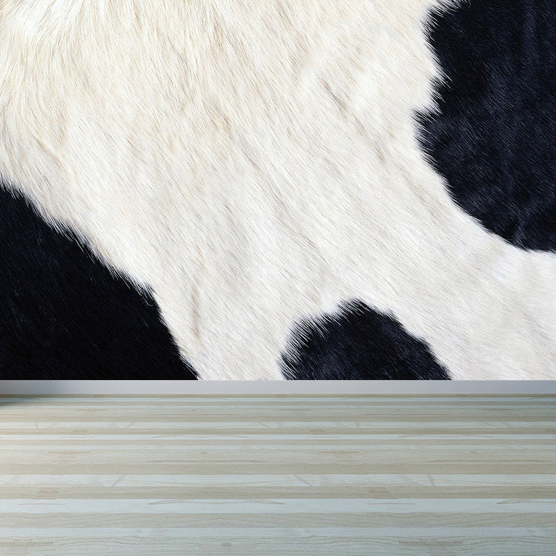 Brehn | Donkere kleur moderne wandmuur sticker grote dierenprint wandbekleding voor woonkamer