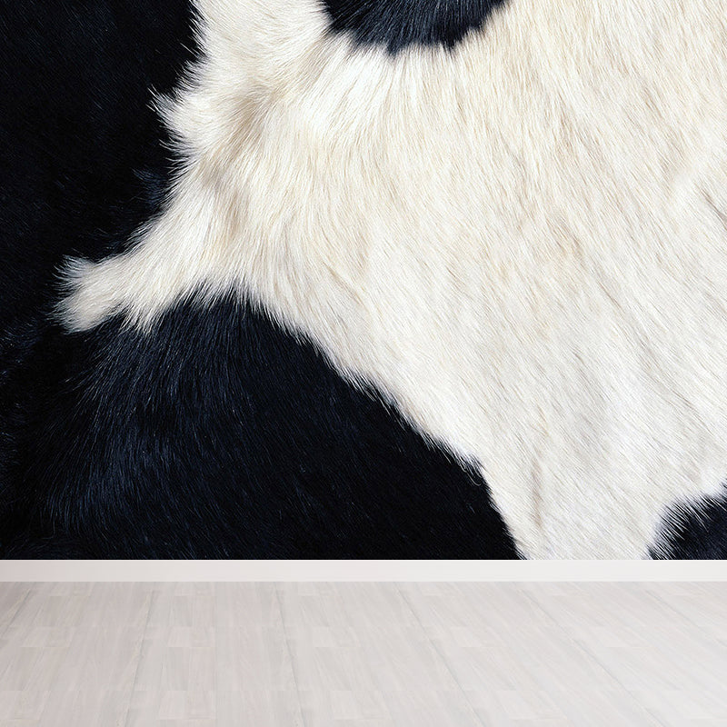Brehn | Donkere kleur moderne wandmuur sticker grote dierenprint wandbekleding voor woonkamer