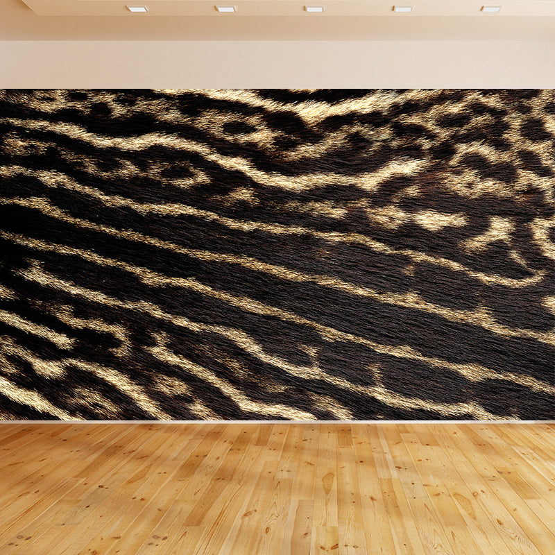 Brehn | Ganz Faux Tierfell Wandmural Tapete Feuchtigkeitsbeständig Modernes Wohnzimmer Wandkunst
